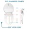 Bidetmate 700 Series Bidet Seat, With Dryer, Elongated, White BM-700U-E - alternate 5
